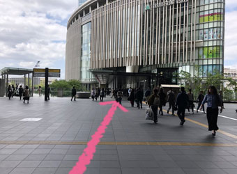 アトリウム広場に到着!